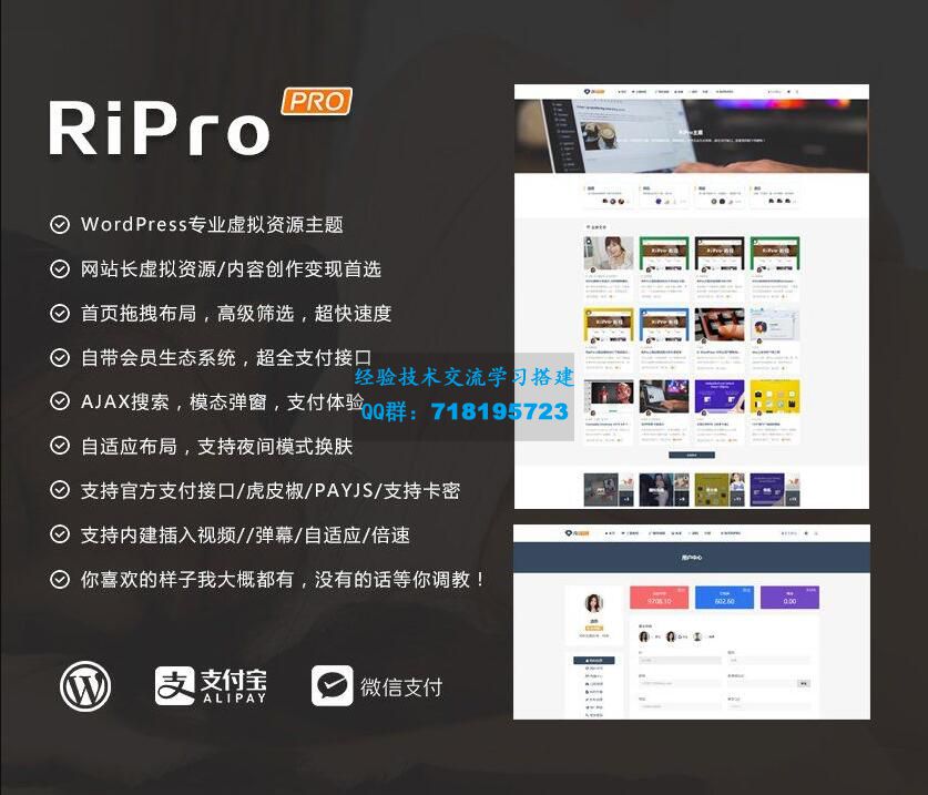 WordPress主题RiPro v8.6 无限制版