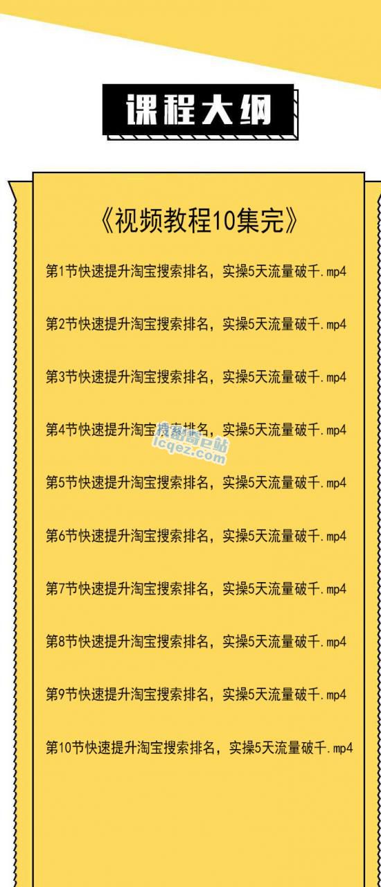     淘宝运营精细化玩法，快速提升搜索排名实操5天流量破千！
