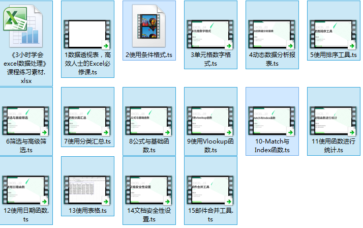 3小时学会excel数据处理